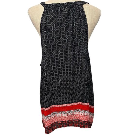 TORRID Mosaic Halter Top Keyhole Tank Floral Trim Womens Size 2XL Blue Red - Picture 3 of 7